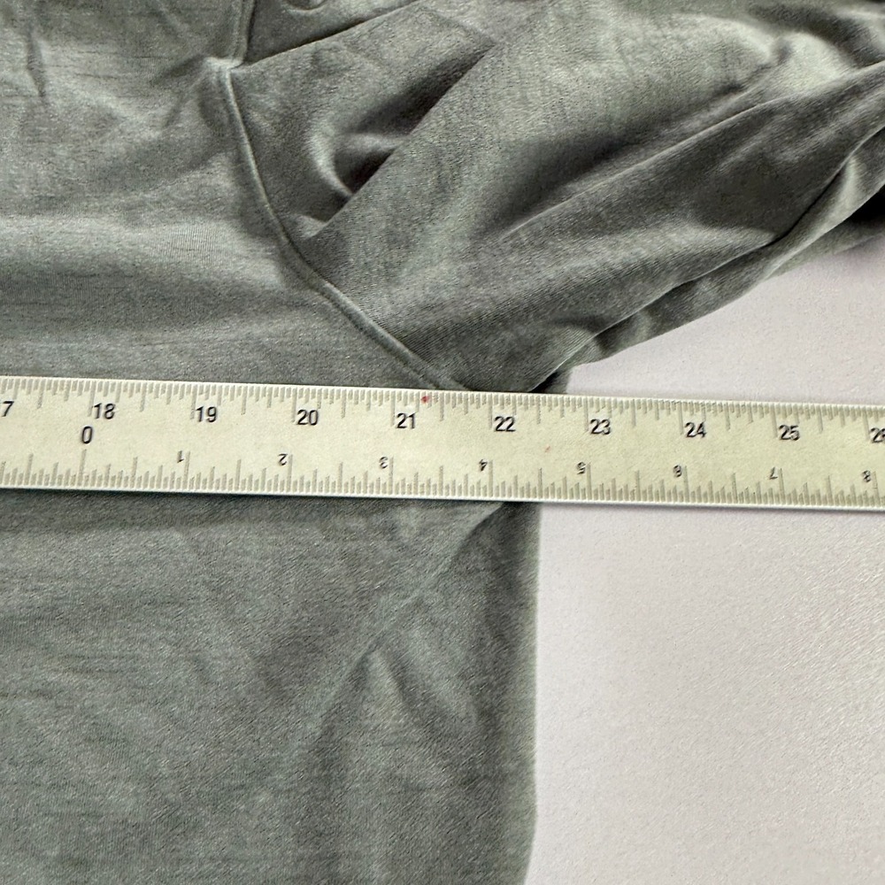 Nike Yoga Jacket Mens Medium Gray Full Zip Hoodie Gym Training Stretch - Picture 9 of 11